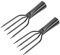 Froiny 2 Stücke Angeln Speer Prong Harpoon Spearhead Gabel Harpunentipp Barbs Tauchen Speerkopf Scharfer Stachelhaken Angelwerkzeuge