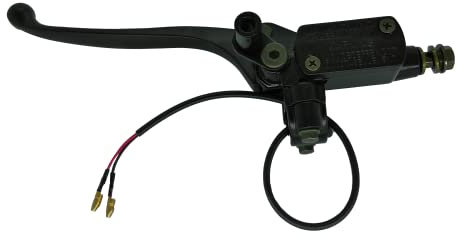 one by Camamoto pompa freno anteriore sinistra universale completa per manubri di diametro 22mm moto, scooter, atv, con supporto specchietto 8 mm