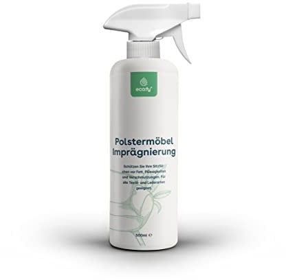 eco:fy Polstermöbel Imprägnierung Sofa Couch Sessel Schutz vor Flecken Flüssigkeiten Schmutz Textil Leder Abperleffekt (500 ml)