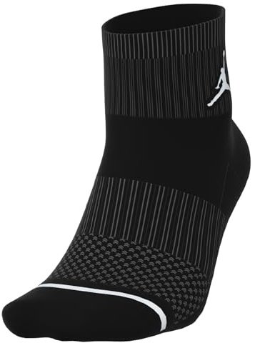 NIKE Cush Poly Socks White/Black XL