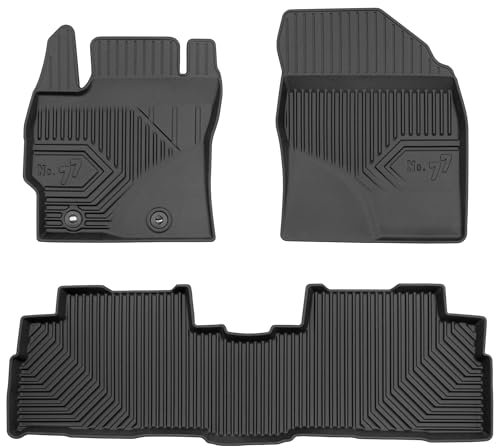 MatsMore Gummimatten Auto Fussmatte passend für Toyota Verso 2009-2018 Erleben Sie neuen Reisekomfort mit rutschfesten Fußmatten No.77- Allwetter fußmatten Auto, Schutz vor Verschmutzung- Allwetter fu