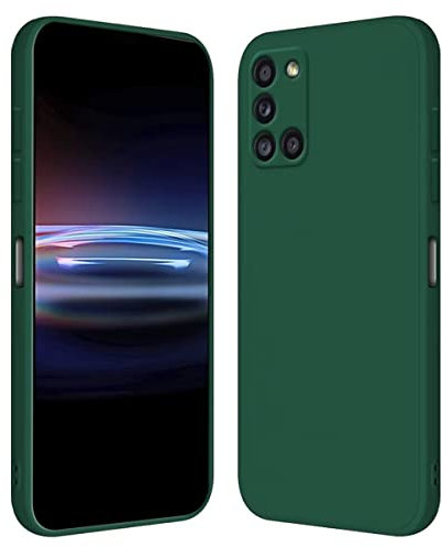 RankOne Hülle für Samsung Galaxy A31 (6.4 Inches) Weiche TPU Silikonhülle - Dunkelgrün