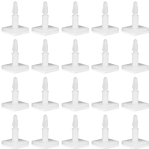 QUARKZMAN 20Stk Klebrig PCB Abstandshalter Kleber Abstandshalter Plastik Säule 11mm Unterstützung Höhe Umgekehrt Montage Klammer Isolierung