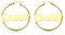 MeMeDIY Personalisierte Edelstahl Afrika Karte Form Ohrring Hoop Ohrring Innen mit Namen Vergoldet Optional Größe Charme Mode Design Schmuck Geschenk für Frauen (B2)