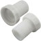 AERZETIX - C75046 - Lot de 2 Raccords femelles cannelés droits 2'' x 50 mm à écrou - filetage interne - adaptateur connecteur système circuit d'irrigation arrosage - en polyamide - couleur blanc