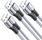 Câble Micro USB, [1M/Lot de 3] Câble USB vers Micro USB Charge Rapide Câble Tressé en Nylon Pour Android Samsung Galaxy S6 Edge J7, Redmi Note 5, Huawei, LG, Sony, Kindle, PS4