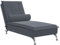 vidaXL Massage Chaiselongue mit Nackenrolle, Liegesessel mit Sperrholzlatten Metallbeine, Relaxliege für Wohnzimmer, Liegestuhl, Dunkelgrau Samt