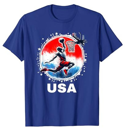 Basketball Team Basketball Bekleidung USA Team Basketball T-Shirt