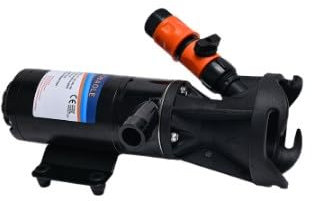 VOBOR Pompa per Acque Reflue, Pompa Sommersa per Pozzo 12 V 45 Lpm 12 Gpm, Pompa Sommersa Acque Sporche per Barca Marina Camper Toilette Agricola