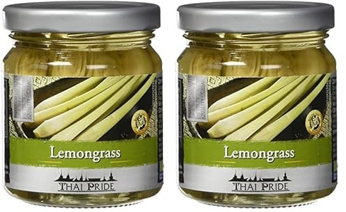 THAI PRIDE Zitronengras in Salzlake / Lemongrass 1 x 175g / ATG 85g (Packung mit 2)