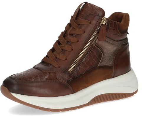 CAPRICE Da.-Stiefel Cognac Comb