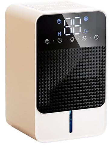 1500Ml/53Oz Dehumidifiers for Home, Portable Dehumidifier for Bedroom with Colorful Night Light, 2-Level Adjustment (30℃, Rh80%), 2-12 Hours Timing Design, 35dB Low Noise, for Bedroom Bathroom