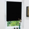 Grandekor Tenda a Rullo Oscurante Senza Forare Nero 110l x 120A cm(Tessuto 106cm) Blackout Protezione Solare per Finestre e Porte Interne Montaggio Flexibile (Con/Senza Fori) avvolgibile