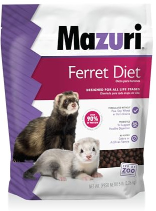 Mazuri | Ferret Food | 5 Pound (5 LB) Bag