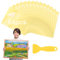 64 Feuilles Feuille Collante Puzzle Bilatéral Colle Puzzle pour Fixer Les Puzzles pour Puzzles 8000 Pieces avec Bêche Photographies et Cartes Postales (25 × 18 cm)