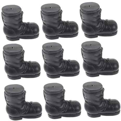 Hemobllo 10stücke Teiliges Santa Claus Boots Dekorationen Weihnachtsmann Für Festliche Partys Und Weihnachtsfeiern Lustige Weihnachtsdeko Hochwertige Handgefertigte