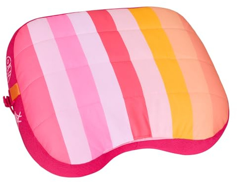 Dock & Bay x Ballast Beach Pillow - Easy to Inflate, Folds Up Into a Pouch, Waterproof & Sand-Resistant - Miami Sorbet