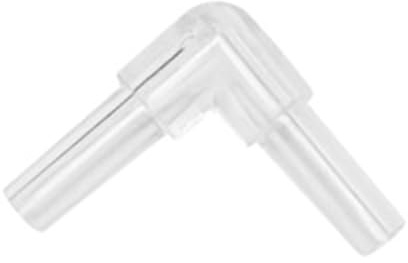 Fish Tank Tube Elbow 1pc Right Angle OD 5mm Fish Tank Air Pump Fitting, 90 Degree Clear Plastic Hose Connector, Fittings Distributor