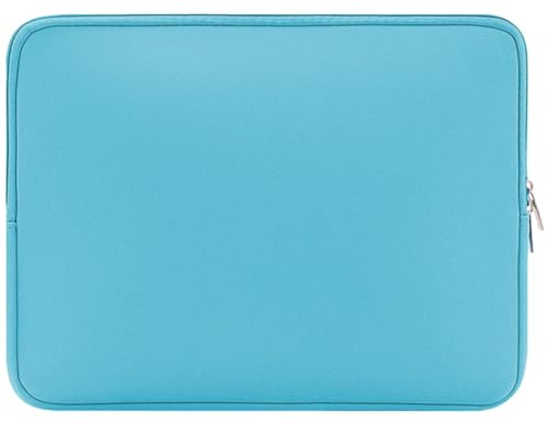 Neopren-Laptophülse-Tasche mit Reißverschluss，20.5×15.5×1.5cm，Compatible with iPad mini 6/Game Switch Lite/Galaxy Tab A7 Lite 7-9 inch Small Devices，Blau 2