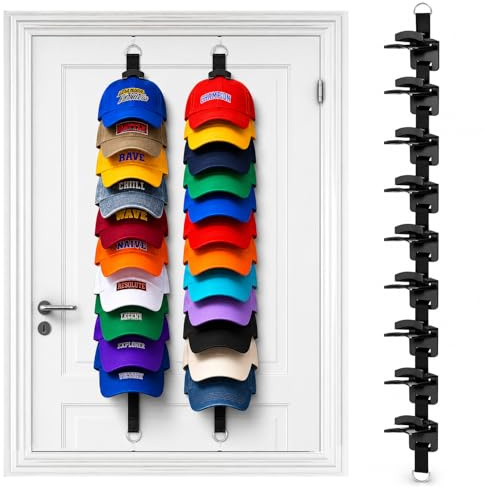 Cap Halter Tür Hut Racks, 10 Stück Baseball Cap Halterung Schrank hängende