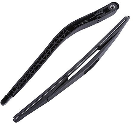 Qiilu Car Rear Window Windshield Windscreen Wiper Arm + Blade