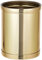 Kraftware Basurero Redondo, Metal Envuelto en Mylar, Dorado, 8 Quart