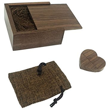 LUCKCRAZY USB-Stick aus Holz, USB 2.0 Style 18 16 GB