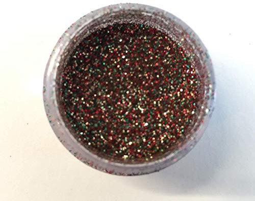 Holly Cupcakes Stunning Sparkly Decorating Glitter: Christmas Mix of Gold, Red & Green