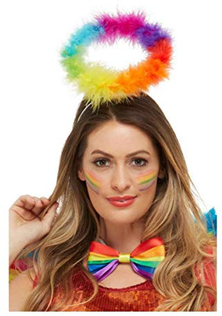 Horror-Shop Regenbogen Heiligenschein für Gay Pride & CSD