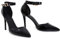 Gizelle Scarpe con Cinturino alla Caviglia, décolleté Donna, Vernice Nera, 44 EU