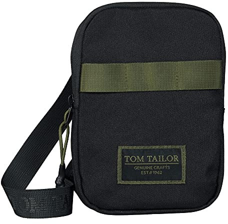 TOM TAILOR - Menswear JOAQUIN Herren Handytasche one size, black, 12,5x2,5x18,5