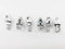Fix-Nippel 6 x Fahrrad Schutzblech Strebe STREBENBOLZEN 5 x 18 mm x 5,3 mm