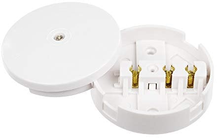 Invero 30A Junction Box 3-Terminal (89mm) - Suitable for Domestic and Commercial Uses - White
