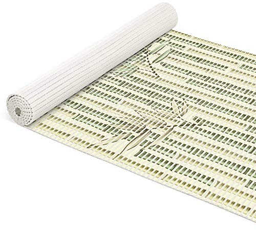 ANRO Weichschaummatte Badematte Bad Dusche WC Vorleger Teppich Antirutsch Badläufer Bambus Japan Grün 240x65cm