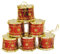 TOSSPER 6 Teile/Set Weihnachten Mini Trommel Hängende Anhänger Weihnachten Drum Ornamente Weihnachtsbaum Glitter Drum Dekoration Für Hotel Dorm Bar Startseite