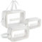 LEcylankEr Trousse de Toilette Transparente Femme Trousse de Maquillage Voyage, Set Trousse de Toilette Impermeable (Blanc)