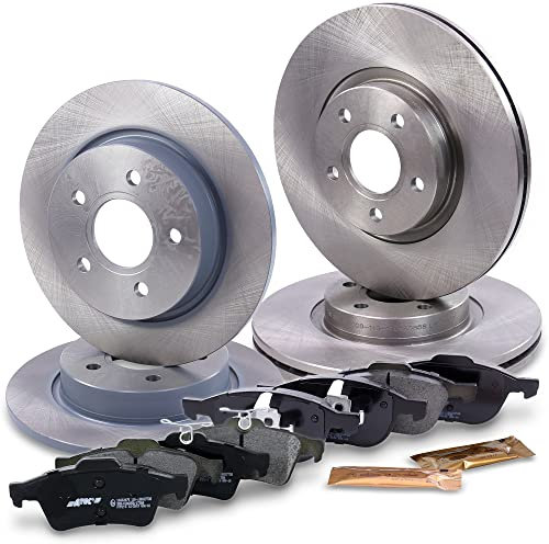 BESTPRICE BESTPRICE Bremsenset inkl. Bremsscheiben vorne Ø 271 mm + hinten Ø 300 mm + Bremsbeläge vorne und hinten, Kompatibel mit FORD FOCUS Mk3, FOCUS Mk3 Stufenheck, FOCUS Mk3 Turnier