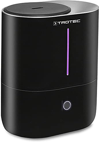 TROTEC Luftbefeuchter B 2 E – Ultraschall Befeuchter mit Aroma-Diffusor – Räume bis 30 m²/ 75 m³, Luftreiniger mit Carbon-Luftfilter