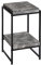 Blumentisch HWC-K71, Blumenregal Beistelltisch Pflanzregal, MVG-Zertifiziert MDF Metall - dunkelgrau, 61cm