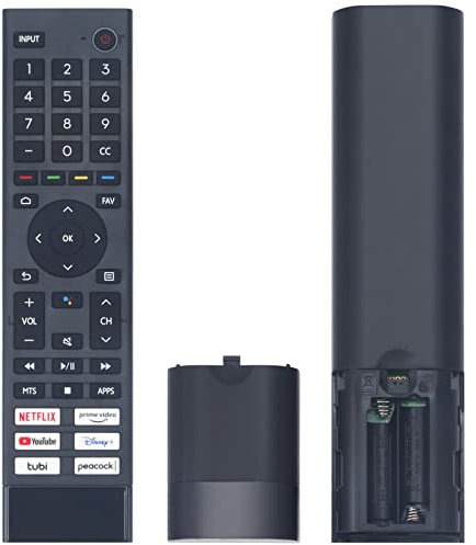 ERF3J80H Voice Replacement Remote Fit for Hisense 4K UHD Android Smart TV 75A6G 70A6G 65A6G 60A6G 55A6G 50A6G 43A6G 55U68G 65U68G 55U6G 50U6G 65U6G 75U6G 50U68G 75U68G A6G U6G U8G Series