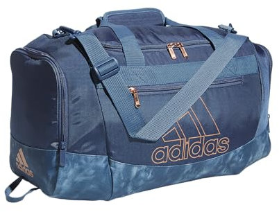 adidas, Preloved Ink Blue/Stone Wash Preloved Ink Blue/Rose Gold, Small (38L), Sac de Sport Unisexe Defender 4.0 pour Homme et Femme