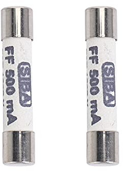 FPT 2X 1000V 500mA 6,3 x 32 mm Weisse Keramik Sicherung fuer Multimeter