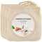 Kimmama Unbeached Cotton Nut Milk Filter, Reusable Cheesecloth Strainer with Drawstring Strap, Muslin Food Filter, Medium Cheesecloth Bag for Cooking, Almond Oat Soybean Milk, Juice, Tofu, Pack of 3