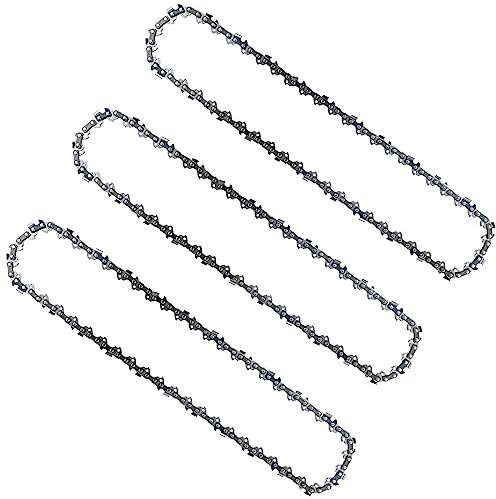 Opuladuo 3PC 14 Inch Chainsaw Chain Replacement for MS170, MS180, MS171, MS181, Chain Saw Chain for Stihl 3610 005 0050, 61PMM3 50-3/8 .043 50 Drive Links