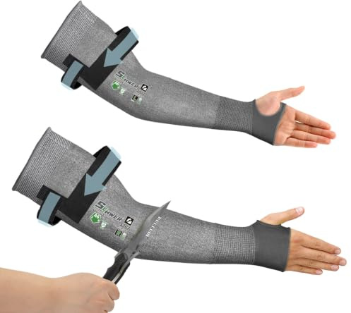 Schwer AIR-SKIN - Mangas de brazo para piel fina y moretones ANSI A6 resistentes a los cortes