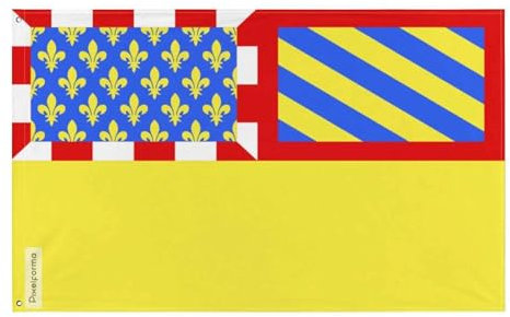 Drapeau Côte-d'Or Plusieurs Tailles en Polyester 96x144cm 2. 2 œillets à gauche
