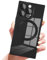 PSIOXY Hülle für iPhone 14 Pro Magnetisch [Kompatibel mit Magsafe] [Kameraobjektivschutz] Weiche TPU Handyhülle für Damen Herren Anti-Kratzer Schutzhülle für iPhone 14 Pro Schwarz