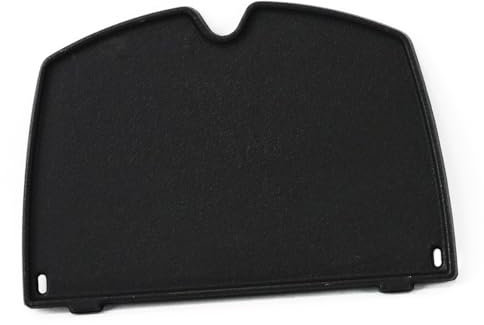 COGRICHBF 6558 Piastra elettrica in ghisa per Weber Q100 Q120 Q1000 Q1200 Q1400 accessori elettrici, 32 x 22 cm, piastra in ghisa per barbecue Weber Baby Q