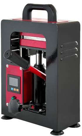 Dekaim Doppelseitige Heizmaschine für Brandmalerei, 10 Tonnen Druck-Heißpressanlage, 6 x 12 cm, zum Pressen von Kolophonium