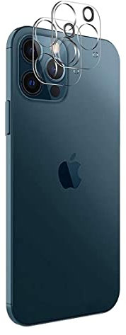 HQ-CLOUD® Lot de 2 Protection Objectif Caméra Arrière en Verre Trempé Pour iphone 13 pro max, Film en Verre Trempé 9H, Ultra HD, Anti-Rayures